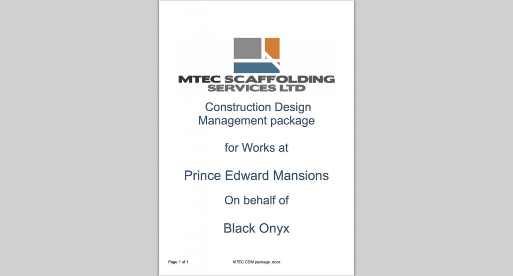 Construction Design Management