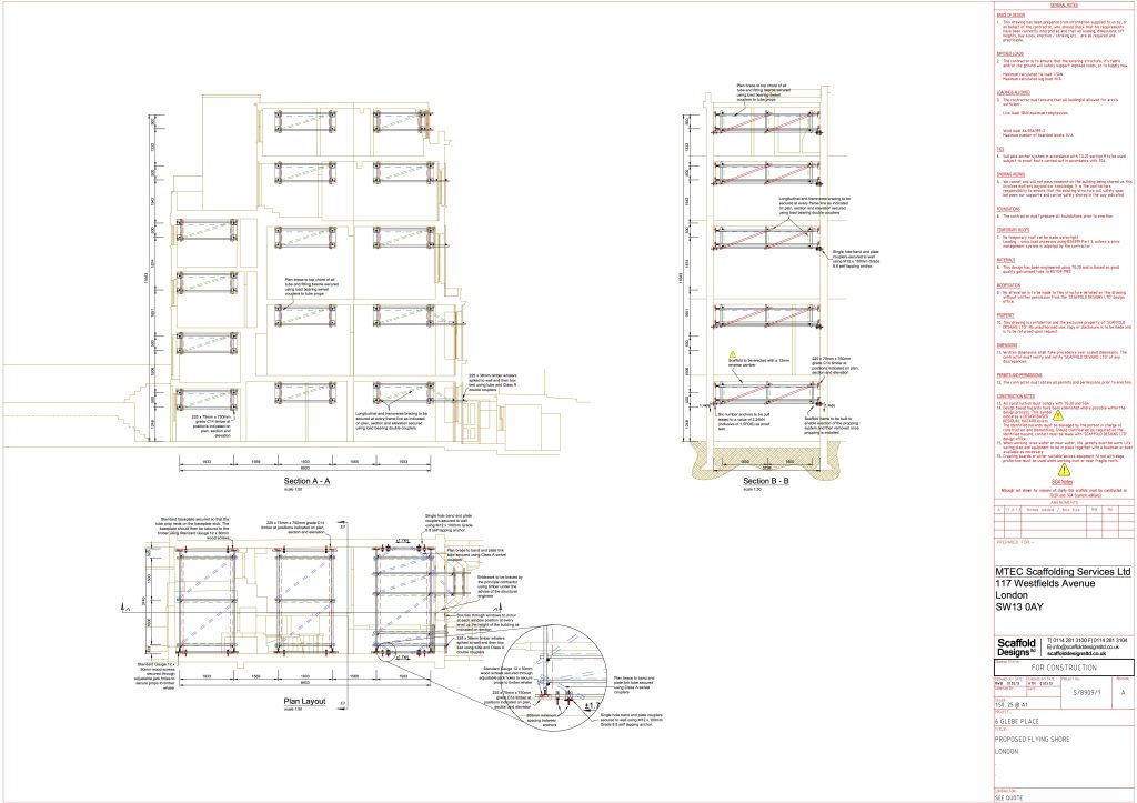 Shoring and false works